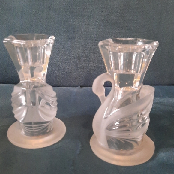 PartyLite White Candle Holders with Elegant Accents - Picture 6 of 11
